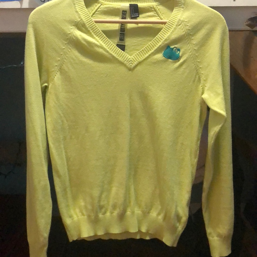 Lime Green Hello Kitty Sweater